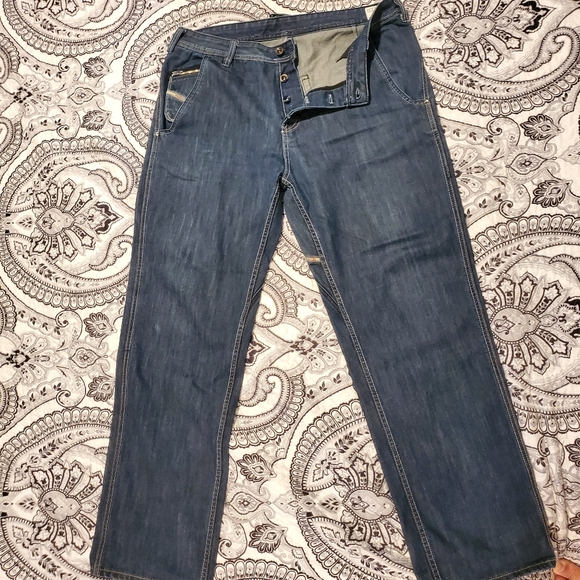MEN'S JEANS DIESEL PHEYO W 38" L34" MADE IN ITALY WASH 0088Z - Picture 4 of 7
